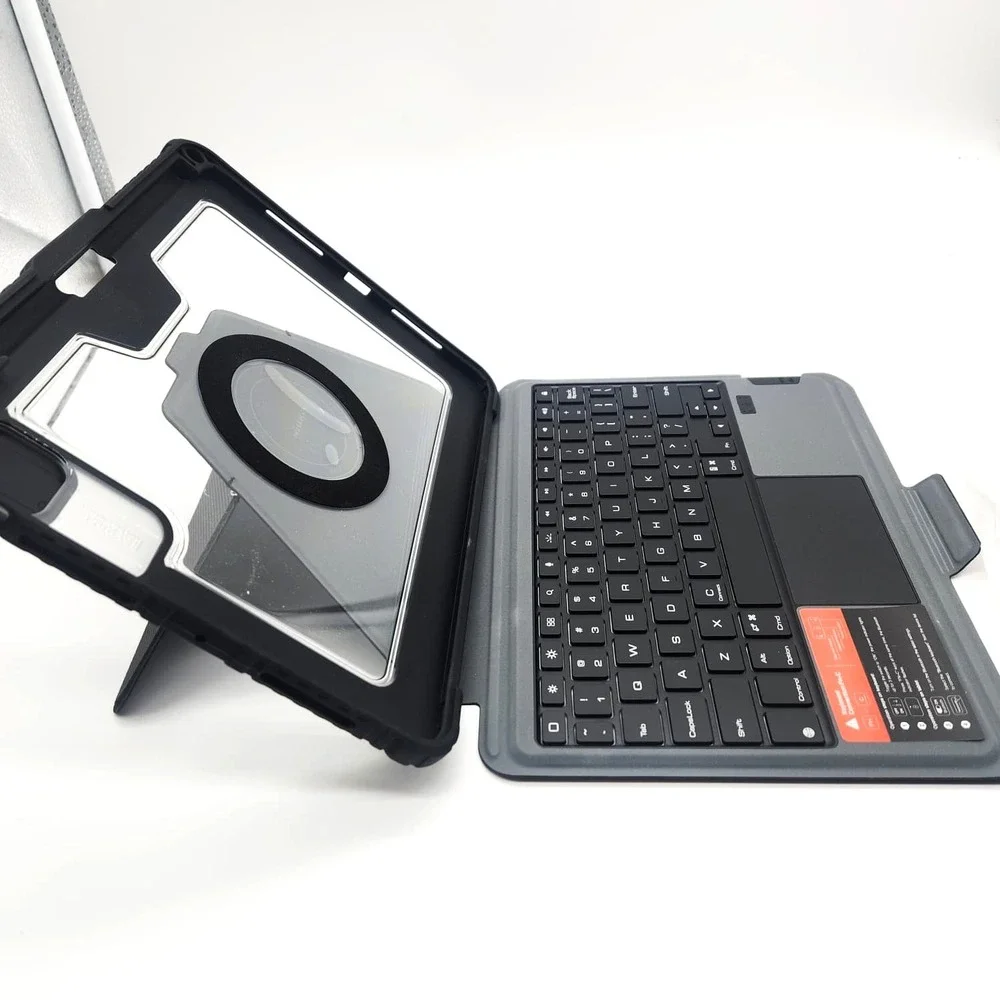 iPad Pro 11 iPad Air 5 4‎ Case with Keyboard Trackpad Backlit Nillkin Black